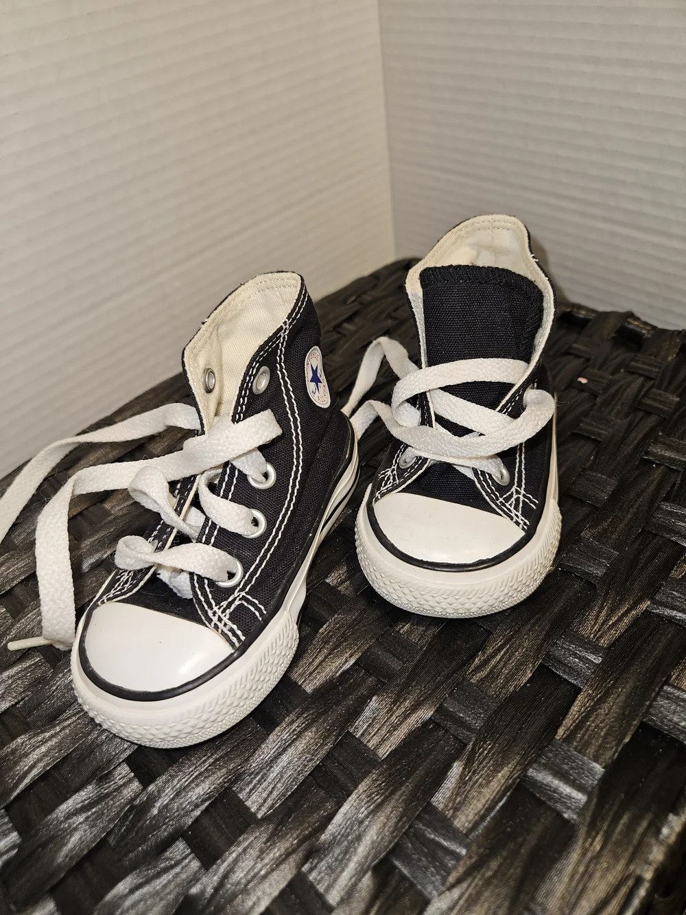 Converse Kids Black and White High-Top Sneakers